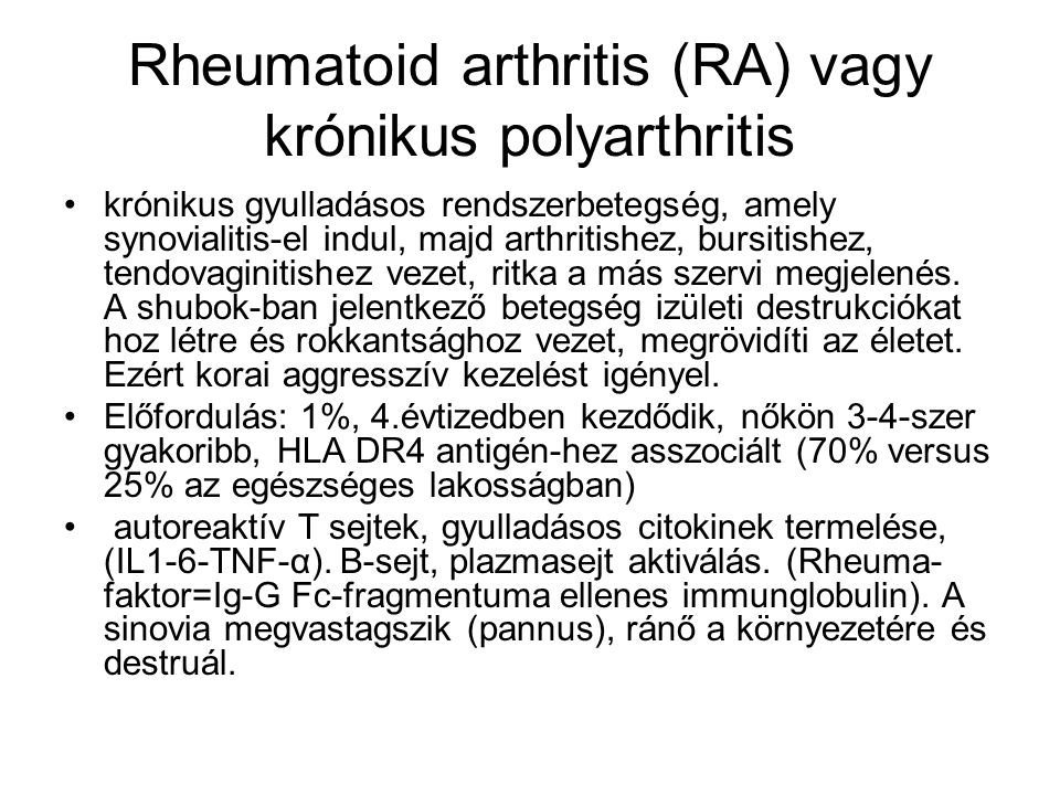 diffúz kötőszöveti betegség rheumatoid arthritis a kezek ízületeinek betegségei állandó hipotermiával
